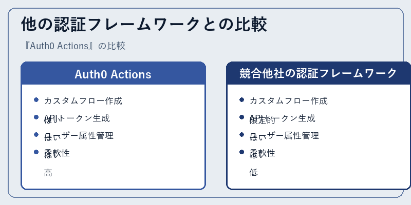 他の認証フレームワークとの比較