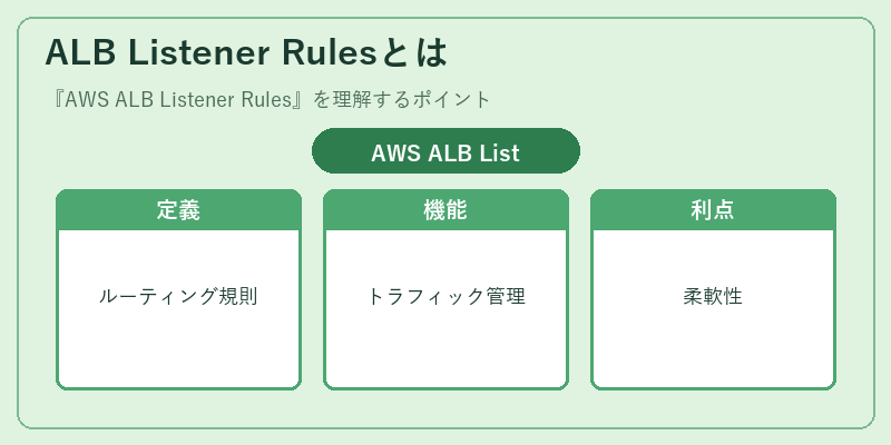 ALB Listener Rulesとは