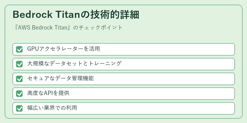 Bedrock Titanの技術的詳細