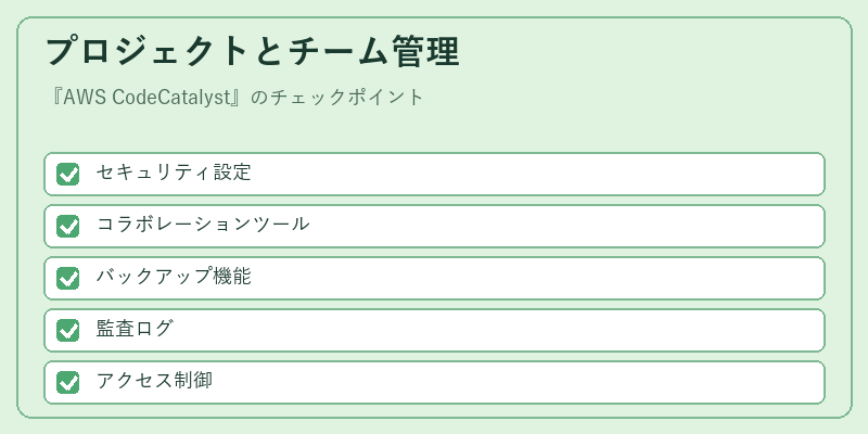 プロジェクトとチーム管理