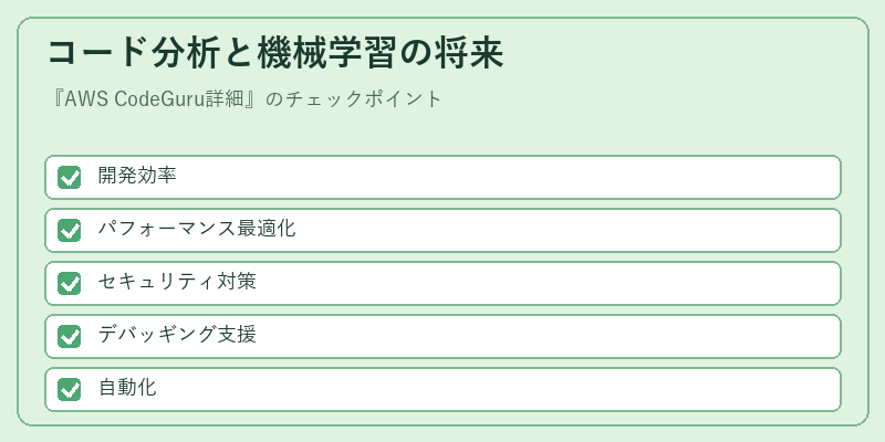 コード分析と機械学習の将来