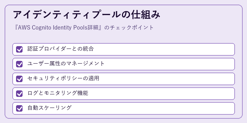 アイデンティティプールの仕組み