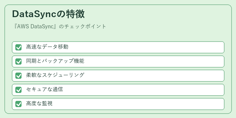 DataSyncの特徴