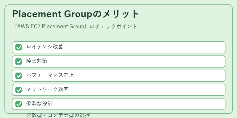 Placement Groupのメリット
