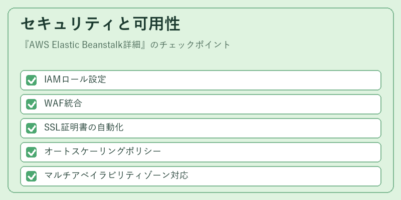 セキュリティと可用性