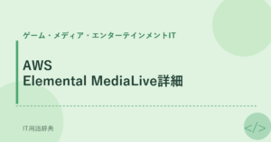 AWS Elemental MediaLive詳細 アイキャッチ