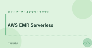 AWS EMR Serverless アイキャッチ