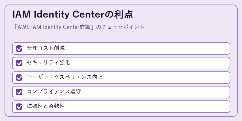 IAM Identity Centerの利点