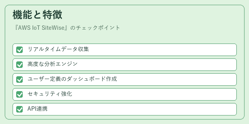 機能と特徴