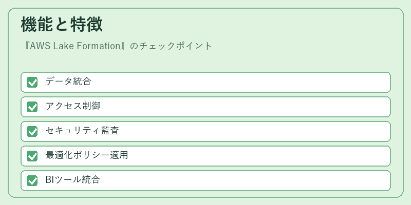 機能と特徴