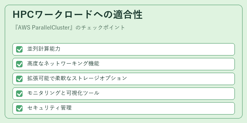 HPCワークロードへの適合性