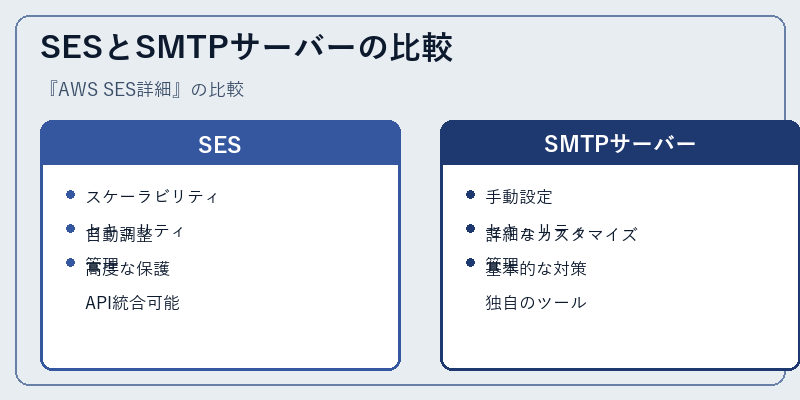 SESとSMTPサーバーの比較