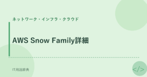 AWS Snow Family詳細 アイキャッチ