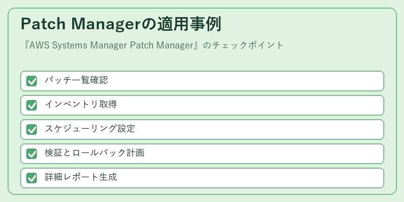 Patch Managerの適用事例