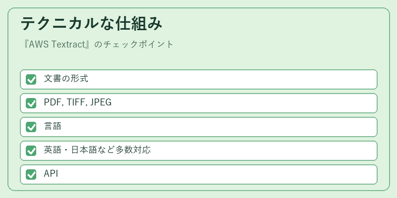 テクニカルな仕組み
