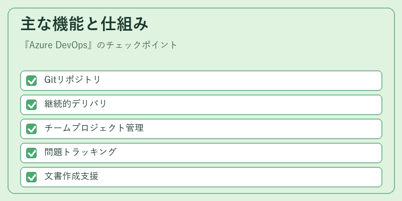 主な機能と仕組み