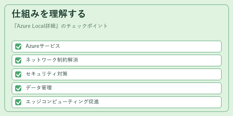 仕組みを理解する
