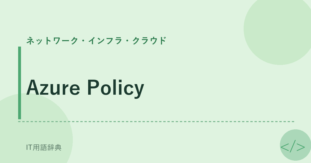 Azure Policy