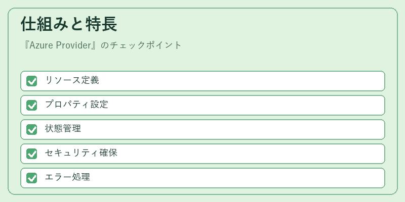仕組みと特長
