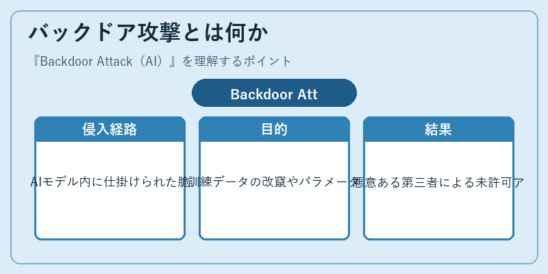 バックドア攻撃とは何か