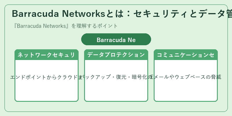 Barracuda Networksとは：セキュリティとデータ管理