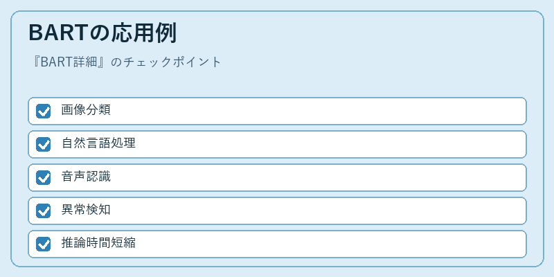 BARTの応用例