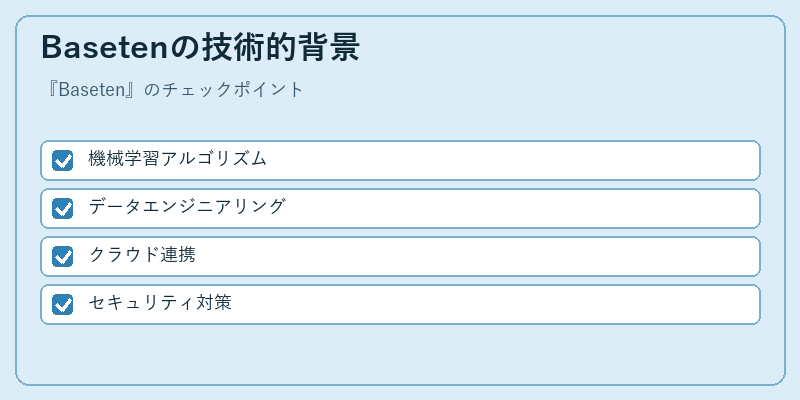 Basetenの技術的背景