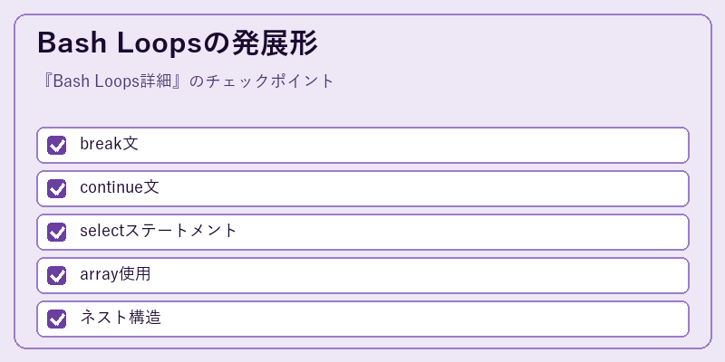 Bash Loopsの発展形