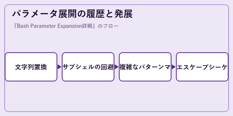 パラメータ展開の履歴と発展