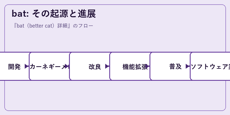 bat: その起源と進展
