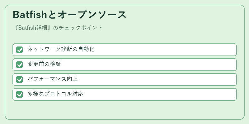 Batfishとオープンソース