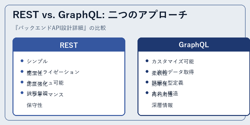REST vs. GraphQL: 二つのアプローチ