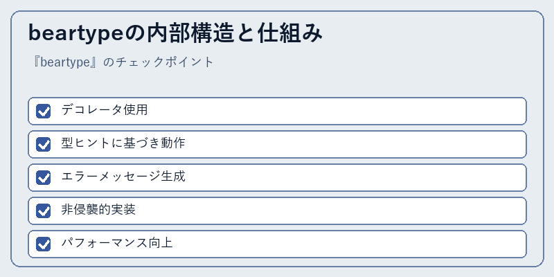 beartypeの内部構造と仕組み