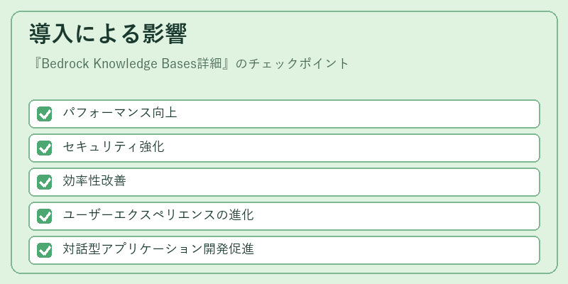 導入による影響