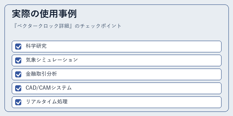 実際の使用事例