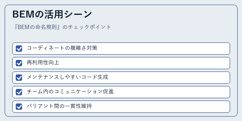BEMの活用シーン