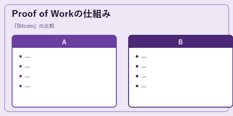 Proof of Workの仕組み