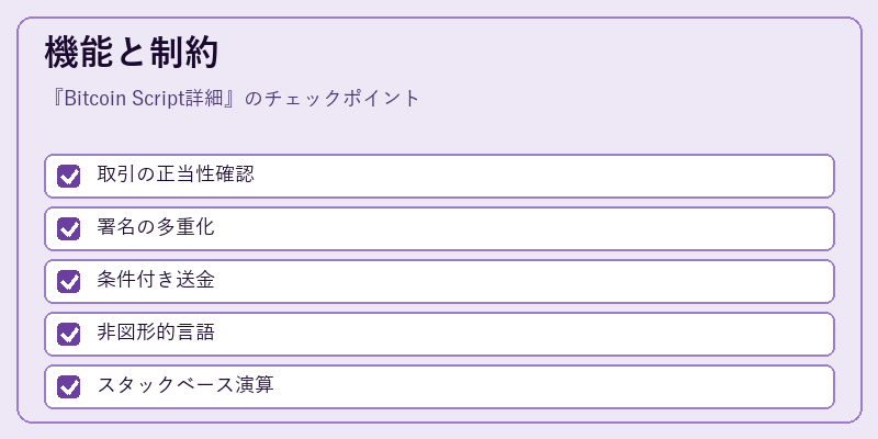 機能と制約