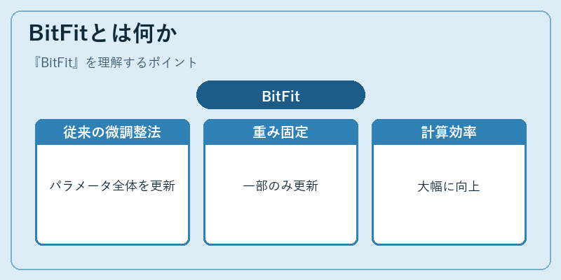 BitFitとは何か
