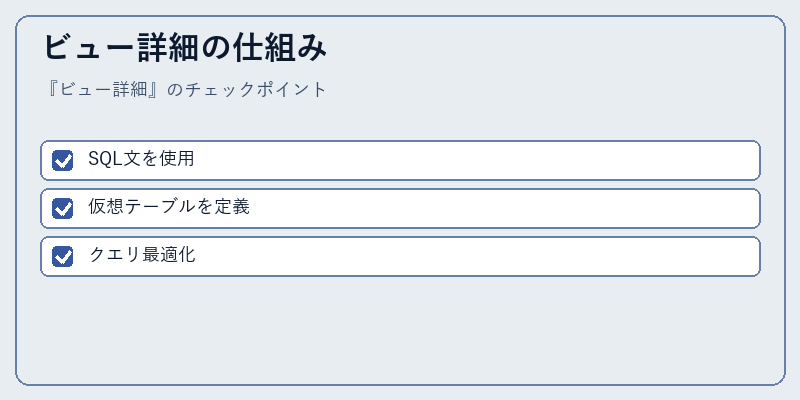 ビュー詳細の仕組み