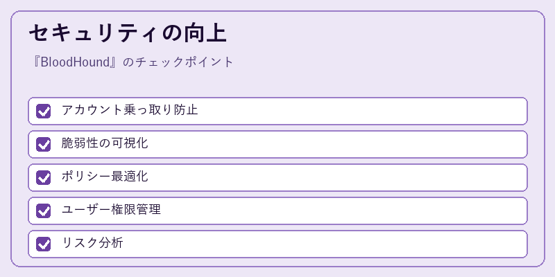 セキュリティの向上