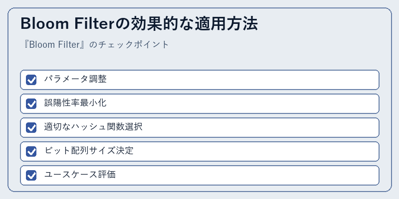 Bloom Filterの効果的な適用方法
