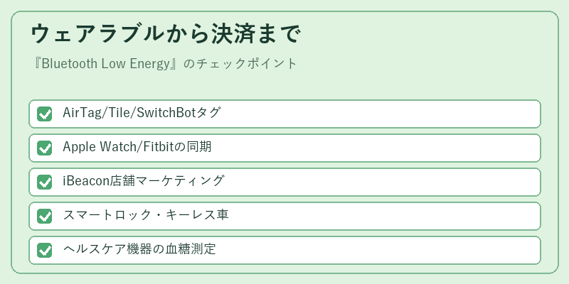 ウェアラブルから決済まで