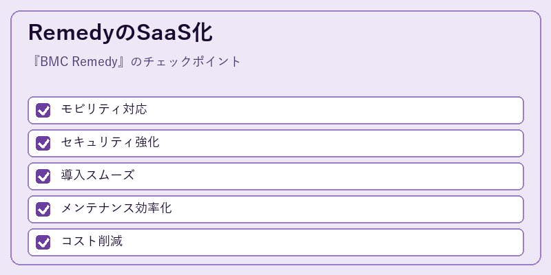 RemedyのSaaS化