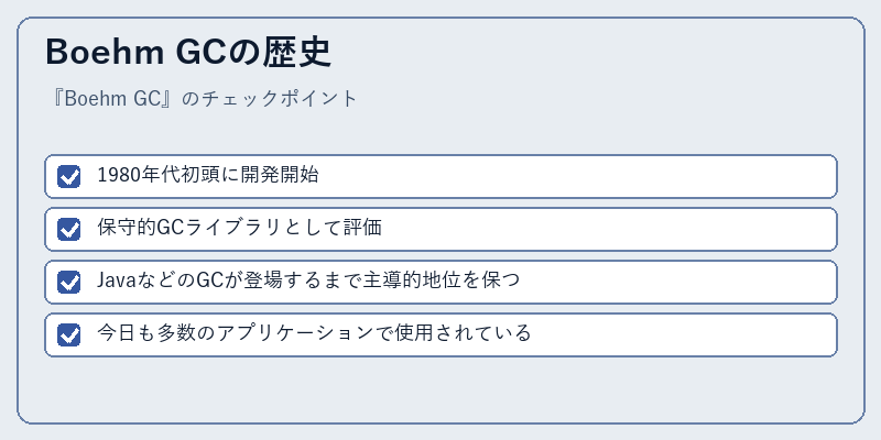 Boehm GCの歴史