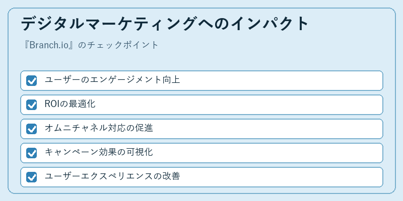 デジタルマーケティングへのインパクト