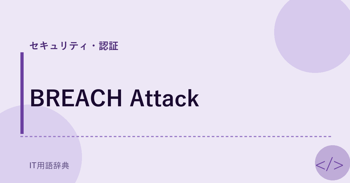 BREACH Attack アイキャッチ