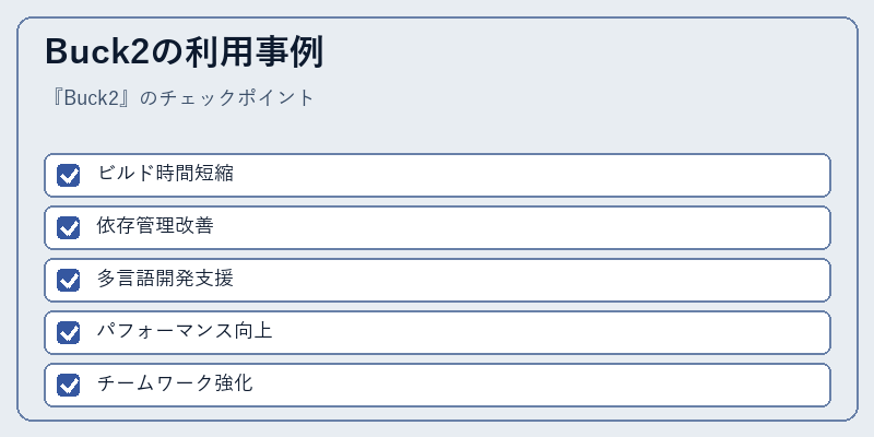 Buck2の利用事例