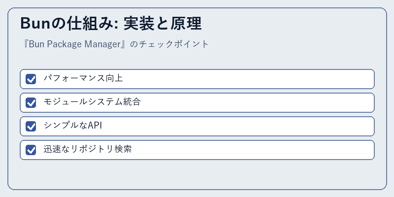 Bunの仕組み: 実装と原理