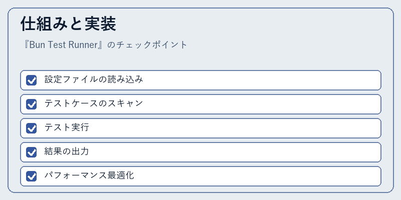 仕組みと実装